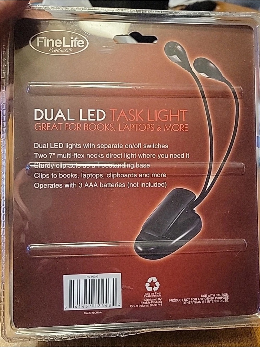 Dual LED Task Light - New In Box - Black - Picture 2 of 2